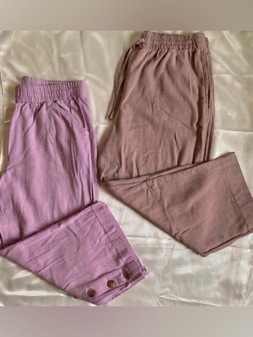 Women’s Linen Pants 2-Piece Bundle - Boho-ish Style